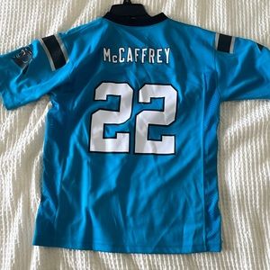 Christian McCaffrey Panthers NFL jersey (Blue) Youth Large